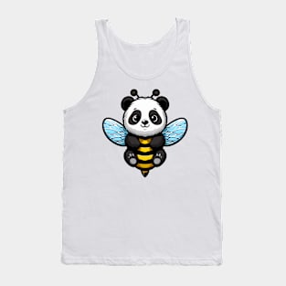 Funny Bumble Panda Tank Top